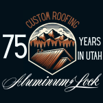 Custom Roofing Aluminum Lock Shared Logo 75 Years